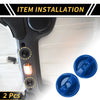 Jeep Wrangler JK (2007-2017) Blue Roof Top Mounting Knob Screw Cover