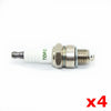 YAMAHA PW50 PY50 PEEWEE 50 PIT DIRT BIKE 4 x E6TC Spark Plugs