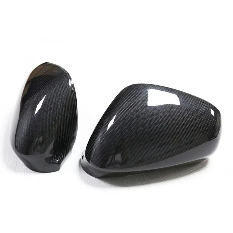 GranTurismo GT Real Carbon Fiber Side Mirror Cover Shell Housing Kits Fit