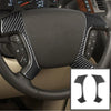 Chevrolet Tahoe GMC Yukon Carbon Fiber Steering Wheel Cover Trim (2007-2014)