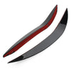 VW Golf 6 MK6 GTD Glossy Black Front Bumper Side Air Vent Trim (2008-2013)