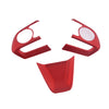 Toyota Corolla 3 x Red Inner Steering Wheel Strip Covers (2019-2021)