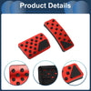 Jeep Wrangler (2018-2024) Red Automatic Foot Accelerator Pedal Covers