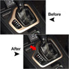 Jeep Cherokee Carbon Fiber Black Gear Shift Panel Cover Trim (2014-2018)