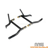 Touring Saddlebag Guard Highway Crash Bar w/4 Tube Sliders (2014-2023)