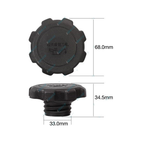 Toyota Hilux 4Runner LN130R 2.8L 4cyl Engine Oil Filler Cap (1989-1996)