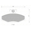 Ford Falcon EF EL AU Fairmont Fairlane LTD Rear Disc Brake Pads (1994-2000)