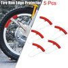 Motorcycle Car ATV Red 5 x Wheel Protector Tire Changing Rim Edge Savers