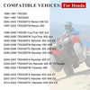 Honda FourTrax 300 TRX300 / TRX300FW 4x Wheel Center Cap (1988-2000)