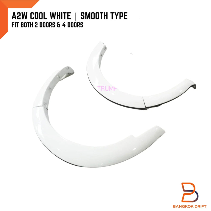 Mazda BT-50 Ute 4PC White Front Fender Flare Wheel Arch (2012-2019)