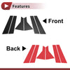 Nissan Qashqai Black Carbon Fiber Door Pillar Window Trim (2023-2024)