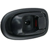 Kia Spectra, Hyundai Elantra Interior Door Handle (Black) (2000-2006)