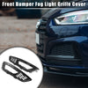 Ford Focus Front Bumper Fog Light Mesh Grille Cover (2015-2017)