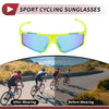 Motorcycle Riding Goggles Green Lens Yellow Frame Tri-acetel Cellulose