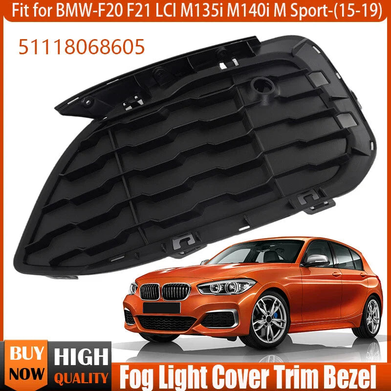 BMW F20 F21 M135i M Sport Front Fog Light Grill Cover (2015-2019)