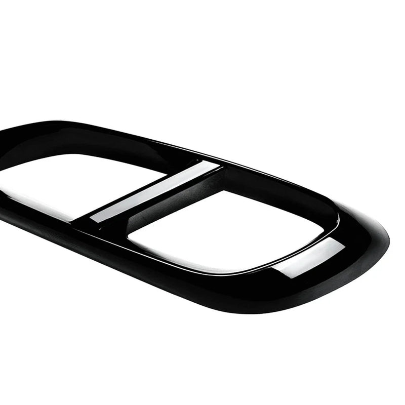 Mercedes Benz E Class W214 (2024+) Black Rear Exhaust Pipe Cover Trim