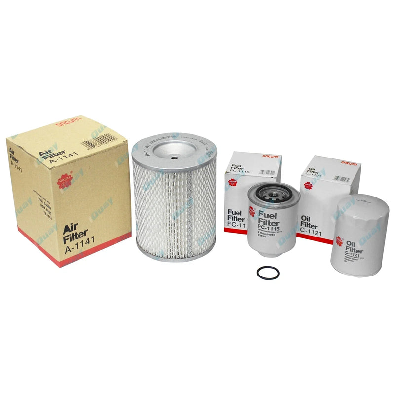 Hilux LN40 2.2L Diesel Air Oil Fuel Filter Service Kit (1980-1984)