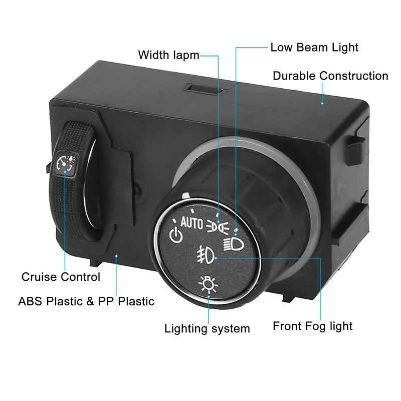 Chevrolet Tahoe 2014-2019 - Fog Lamp Main Light Switch Headlight Switch