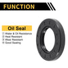 Oil Seal Rotary Shaft Seal NBR Rubber 40x70x10mm Black 5 Pcs