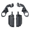 Harley Touring 1-1/4" Short Angled Highway Bar Footpeg Mount