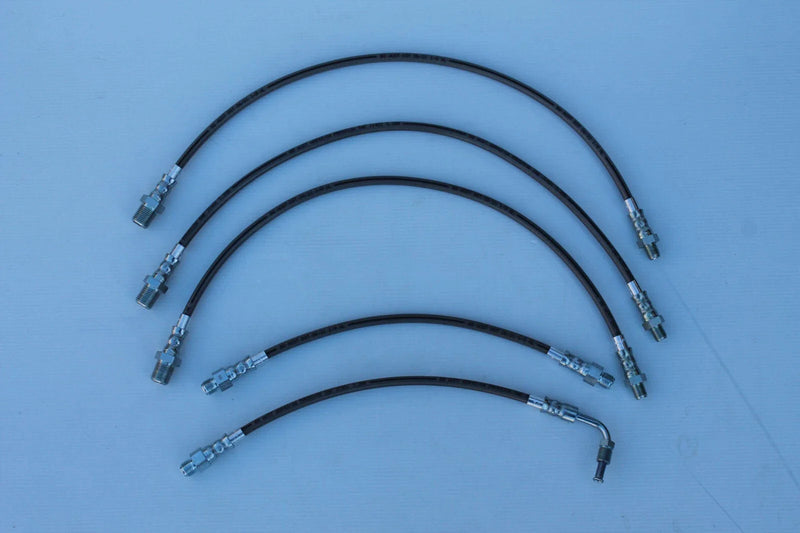 Dodge AT4-114 & AT4-300 Braided Brake & Clutch Hose Set (5 Hoses)