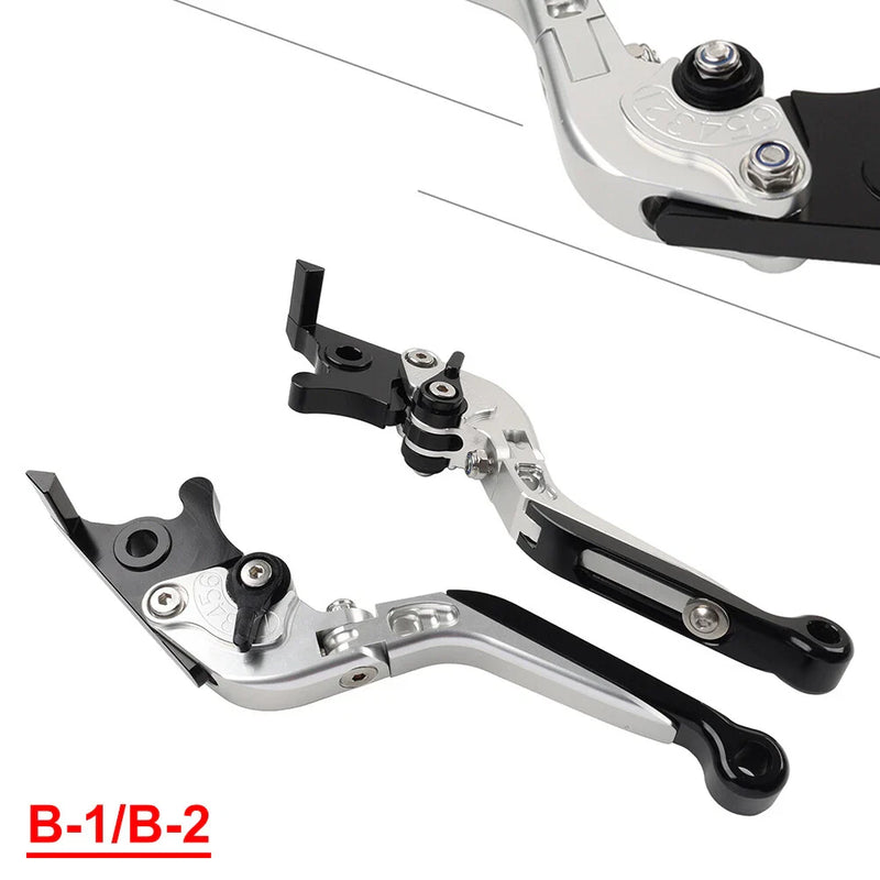 BMW R1200GS (2004-2012) R1200GS ADV Silver Extendable Brake Clutch Levers (2006-2013)