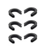 Harley 6 x Luggage Rack Backrest Side Plate Mounting Brackets