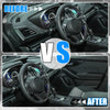 Subaru Forester Ascent 3 x Black Steering Wheel Cover Trim (2019-2021)