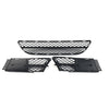 BMW 3 Series E90 E91 Front Lower Bumper Grilles Cover Set (2006-2008)