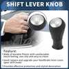 Honda Accord (2003-2008) Black Silver Tone 5 Speed Gear Shift Knob