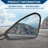 M8 / M10 Motorcycle Rear View Mirrors Black Aluminum Alloy