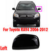 Toyota RAV4 Lh Side Rearview Mirror Cover Housing Trim Black (2006–2012)