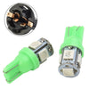 Car 10× Green 194 LED Bulbs Instrument Panel Gauge Cluster Light Socket
