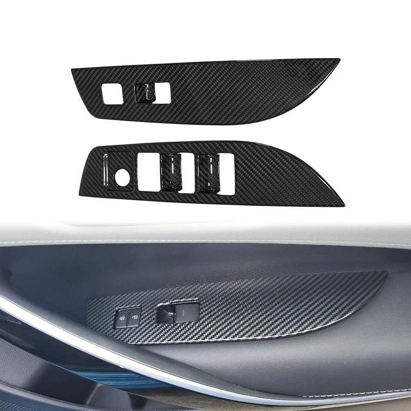 Toyota GR Corolla 23+ Carbon Fiber Front Door Window Lift Switch Panel Trim