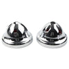 T100, Scrambler 900 Silver Turn Signal Light Covers (2002-2014)