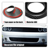 Dodge Challenger (2015-2020) Black 2 x Car ABS Front Fog Light Covers Trim