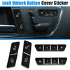 Mercedes-Benz GLE500 Car Door Lock Unlock Seat Button Cover Trim Set (2016-2020)