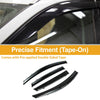 Hyundai Accent Hatchback 2012-2017 Side Vent Visors Window Deflectors