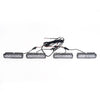 Land Rover Defender 90 110 130 LED Roof Top Light Bar DRL Gloss Black (20-23)