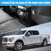 Ford F-150 Crew Cab 5 x Black Front Rear Seat Covers (2009-2023)