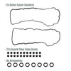 Ford Explorer 2013-2019 Engine Valve Cover Gaskets Seals (2 x Black)