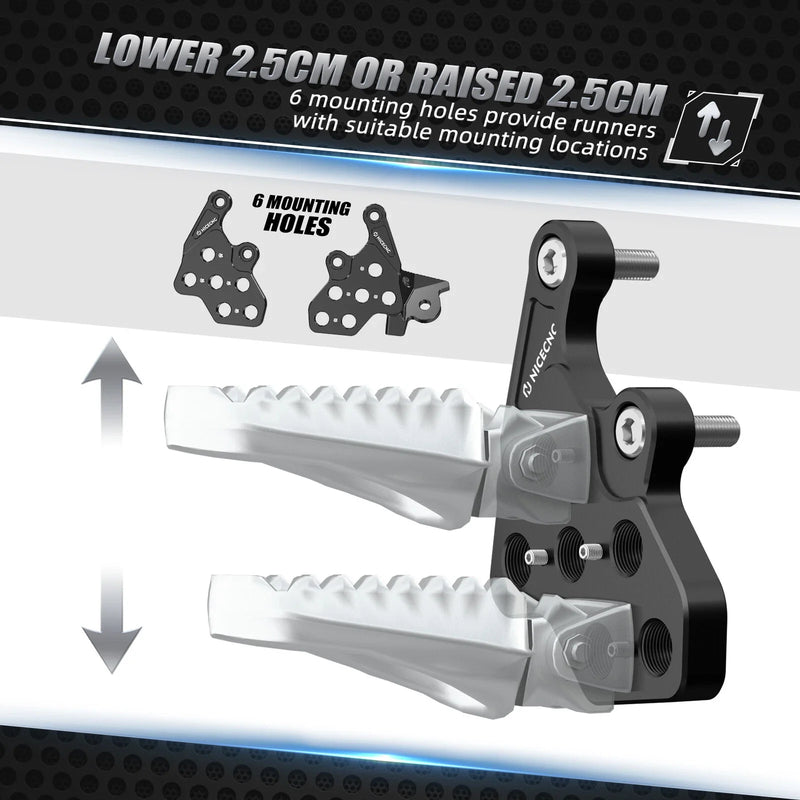 Surron Light Bee S L1E & Segway X160 X260 Foot Peg Bracket Package (2020-2023)