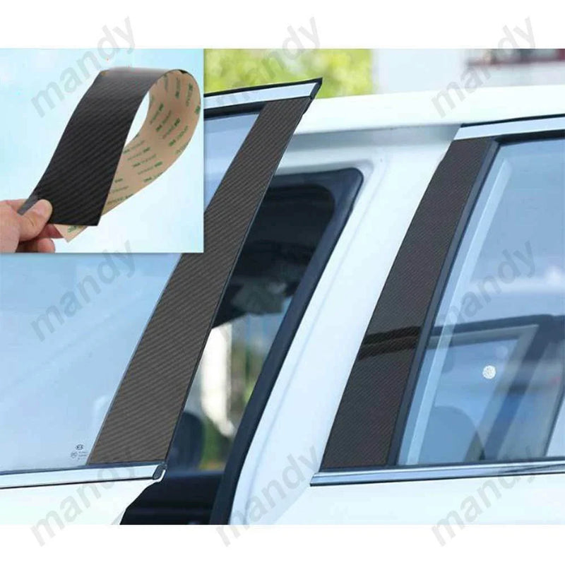 Hyundai Tucson 6 x Carbon Fiber Pillar Posts Door Trim Covers (2021–2023)