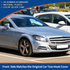 Mercedes-Benz CLS (2012-2018) Silver Tone Front Car Bumper Tow Hook Cover