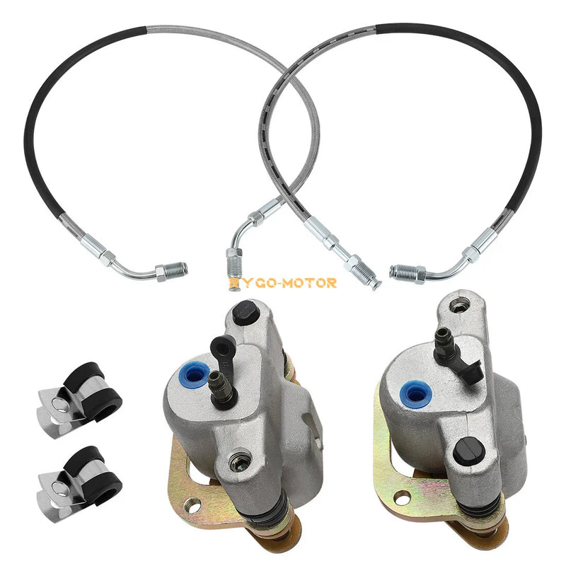 Polaris Big Boss Front Brake Calipers & Hose Lines 4x6 6x6 (1991–1994)