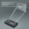 5.5" Universal Car HUD Projector Head Up Display OBD II Speed Warning