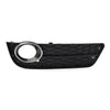 Audi A5 Front Bumper Fog Light Grille Cover w/ Chrome Ring (2008-2011)