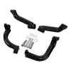 Harley Touring Black Half-Shield Rider Floorboards Mount Bracket (2014-24)