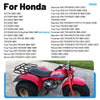 Honda ATC110 / 125M / 200M / 200X / 250R Handle Bar End Guard w/ Screw (1981–1983)