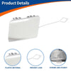 BMW 5-Series F10 Pure White Tow Hook Cover